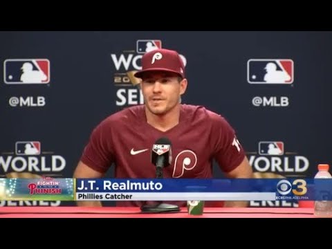 J.T. Realmuto talks about why the Phillies are so loose after no