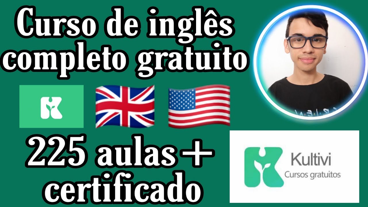 CURSO DE INGLÊS + CERTIFICADO GRATUITO | Kultivi é bom, vale a pena ...