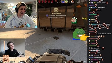 xQc cringes at his worst CSGO round Ever