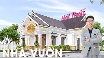 Tầm tiền 1,2 tỷ trọn gói mẫu nhà vườn mái thái siêu đẹp đo Maxhome thiết kế và thi công | MH00850