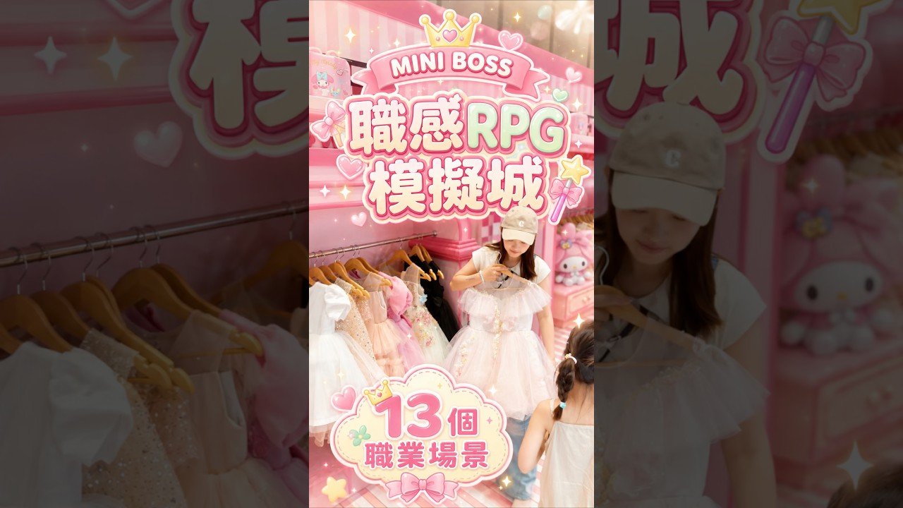 MINI BOSS職感RPG模擬城 暑假小朋友最好的去處 13個職業能體驗 #親子 #親子景點 #親子活動 縮圖