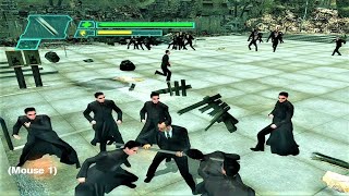 Playing as a Agent Smith vs Neo Stylish Burly Brawl / Matrix Path of Neo Game