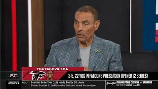 Looks impossibly Bad - Herm Edwards RIPS Tua Tagovailoa after Falcons QB ugly debut vs Broncos