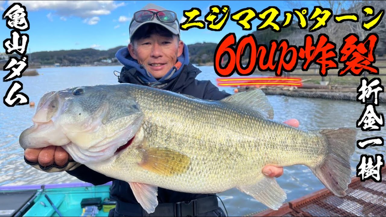 【ロクマル降臨🔥】冬の亀山ダム、ニジマスパターン炸裂！！