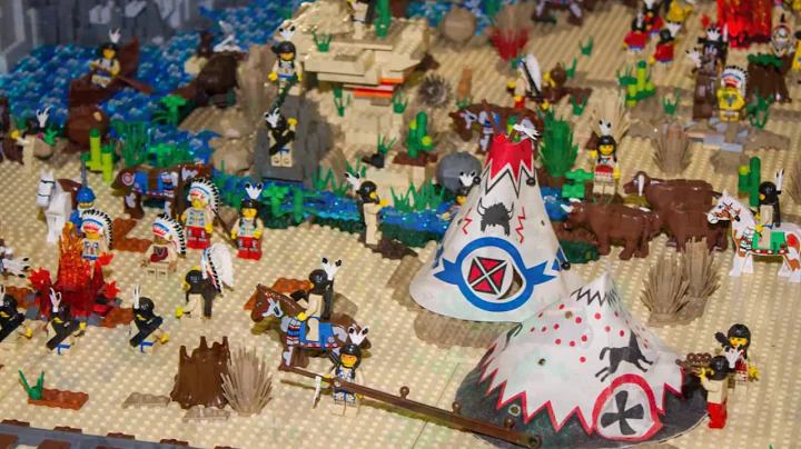 HUGELY EPIC and MASSIVE! Wild West LEGO Display by...