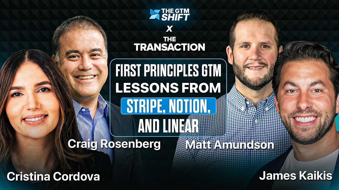 Cristina Cordova - First Principles GTM: Lessons from Stripe, Notion, and Linear