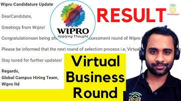 Wipro Result Declared | Virtual Business Round How to Prepare ? | Wipro Result 2022