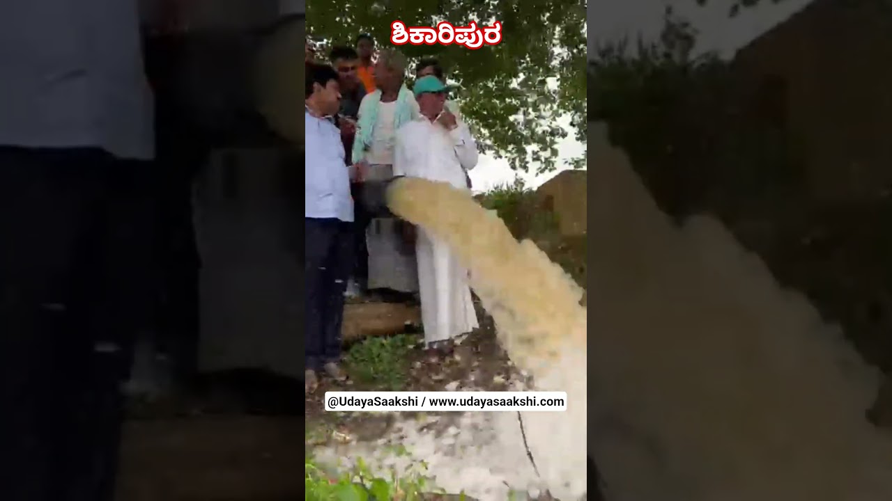shikaripura news | ಶಿಕಾರಿಪುರ ತಾಲೂಕಿನ ಕೆರೆಗಳಿಗೆ ತುಂಗಭದ್ರಾ ನದಿ ನೀರು! | #shikaripura #news #video