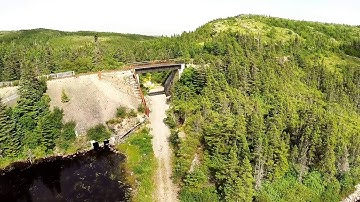 Aerial tour of Trintity loop Newfoundland