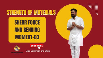 Lecture 03 Shear Force and Bending Moment  Strength of Materials SOM