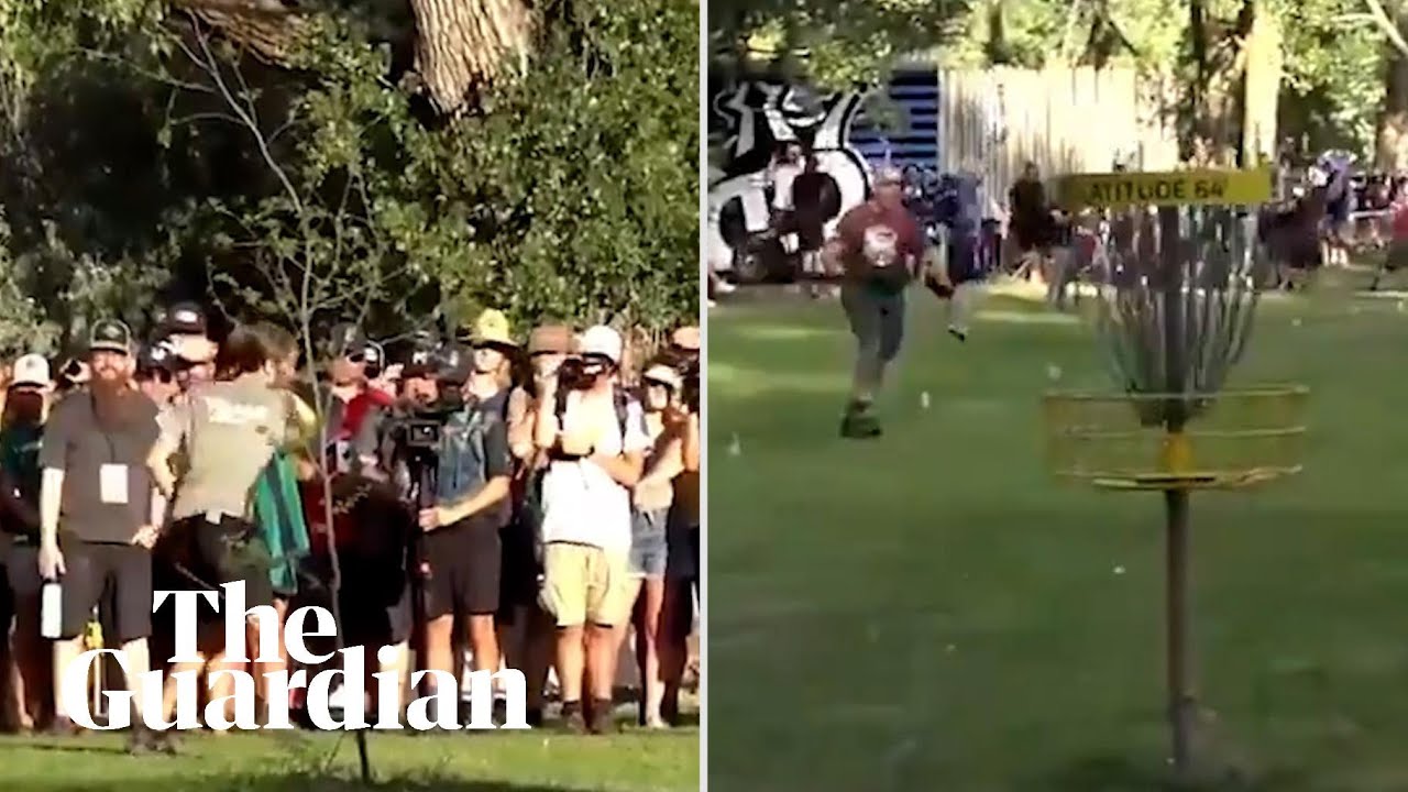 'Unbelievable' Discgolfer throws 247ft birdie to push World