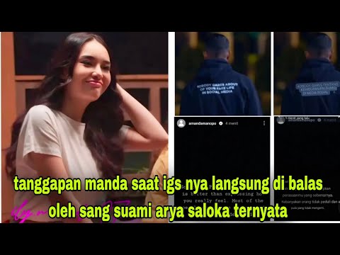 manda langsung syok saat arya saloka balas igs nya yg viral siang ini ternyata begini