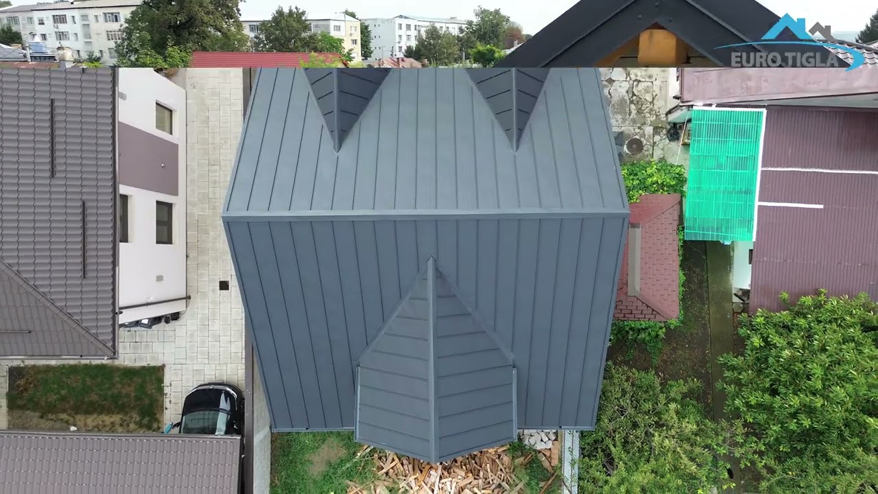 Acoperiș cu țiglă metalică BILKA Retro panel # oamenii acoperișurilor