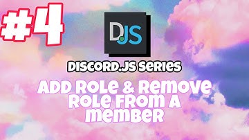 #4 Discord Roles (add / remove) with discord bot (TUTORIAL)