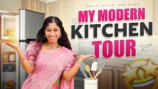 Kitchen Tour | కిచెన్ మొత్తం మార్చేసాం | కొత్త కళ వచ్చేసిందే బాలా😂 | Home Tour | swathi styles vlogs