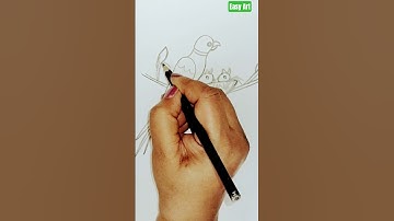 LEARN HOW TO DRAW CUTE PARROTS FROM NUMBER 2 TUTORIAL STEP BY STEP| PARROT DRAWING || BIRD DRAWING