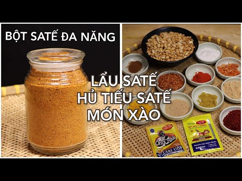 Bột Satế Đa Năng Nấu Mì, Hủ Tiếu Satế bò  – Lẩu Satế – Món Xào – Video chưa được ai chia sẻ –  沙嗲粉。 mới nhất 2023