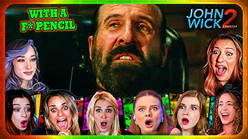 "With A F*KING Pencil" Reactions! John Wick: Chapter 2 (2017) Movie Reaction *First Time Watching*