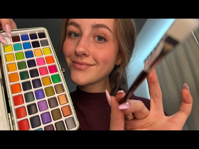 ASMR Sit Still... You're my Canvas 🎨 Personal Attention & Visual Triggers