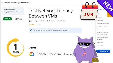Test Network Latency Between VMs  | #2025 | #GSP161  |#qwiklabs |Solution