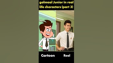 golmaal junior in real life characters (part 3) wait for next part...#cartoon #subscribe #shorts