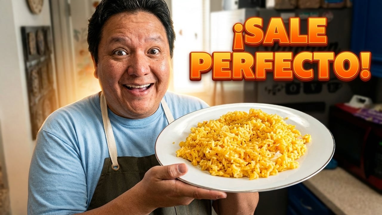 Arroz amarillo con elote en casa ¡sale perfecto!