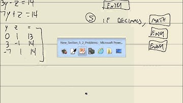 College Algebra: Systems of Linear Equations in Three Variables