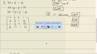 College Algebra: Systems of Linear Equations in Three Variables