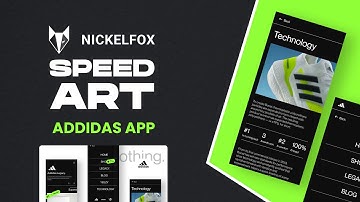 Nickelfox Speed Art | UI design using Figma | Adidas App Redesign