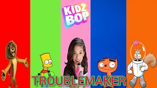 Kidz Bop - Troublemaker Video Musical Leandro Saliche Estilo Crossover Con Personajes