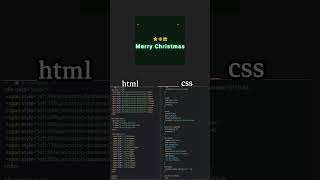 Minimal Christmas Text Animation🎅✨#coding #css #html #webdesign #christmas