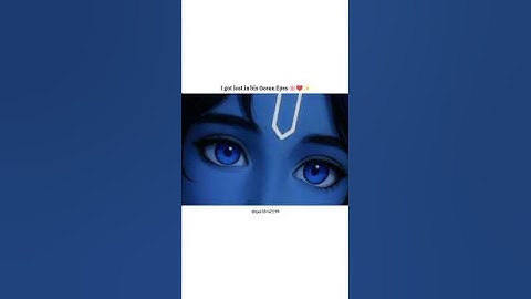 I got lost in his Ocean Eyes👀||New whatsapp status video||#trending#radhekrishnaa#ytshorts#hindugod