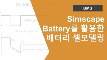 Simscape Battery를 활용한 배터리 셀모델링