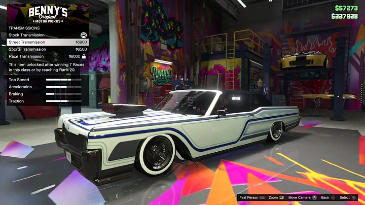 Gta 5 DLC Lowrider vapid chino 10000000 $ upgrade