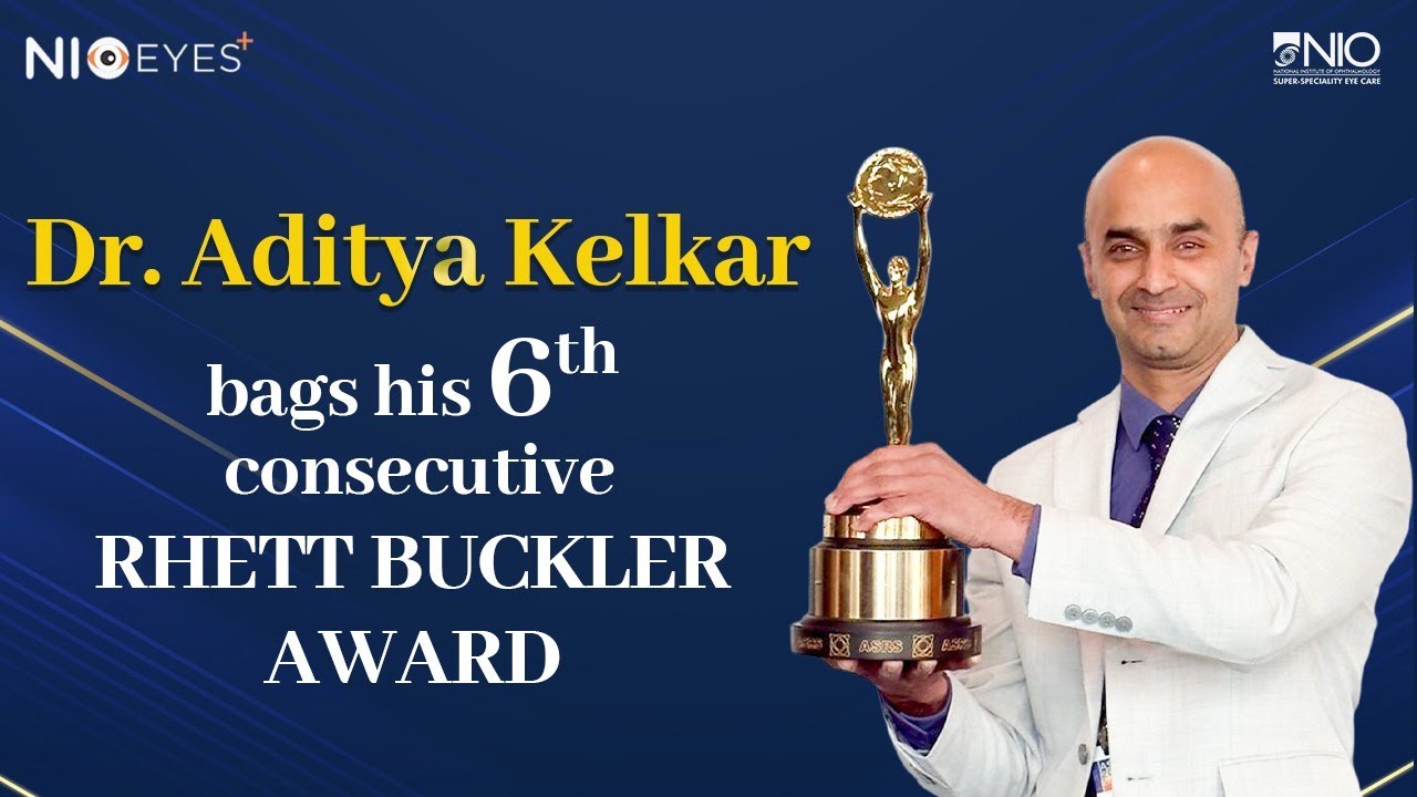 Dr. Aditya Kelkar Wins Rhett Buckler Award 6th Time | NIO Eye Hospital