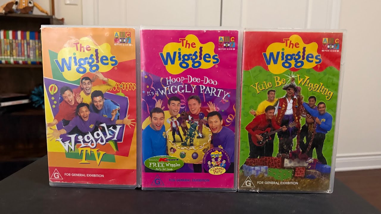 オーストラリア 子供向け番組 The Wiggles 全4種 コンプリートセット My The Wiggles 2001 Australian VHS Collection April 2026 Edition