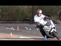 Motorcycles driving skills fast and tight corners with a sportbike engfra