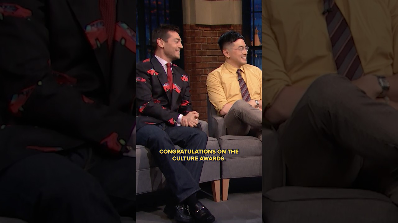 Bowen Yang and Matt Rogers read some of Seth’s favorite Las Culturistas Culture Award nominees 🏆