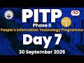 PITP Phase II | Day 7