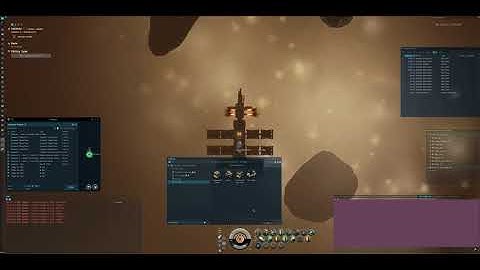 Trying out some rorqual mining in EVE Online.