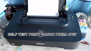 Canon Pixma IP 2770 TEST PRINT