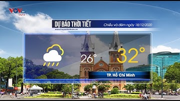 Dự báo thời tiết đêm 18/12 và ngày 19/12/2020 | Bắc Bộ có mưa nhỏ vài nơi