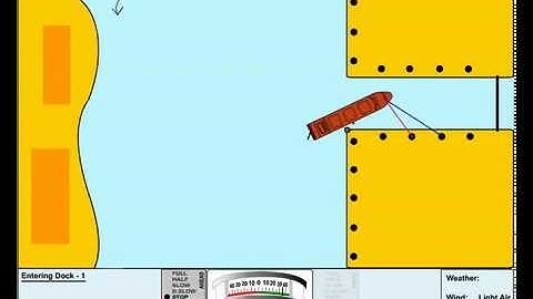 Enter Dock without tug assistance