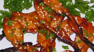Sticky Grilled Frog Legs - Asian Style BBQ Frog Legs