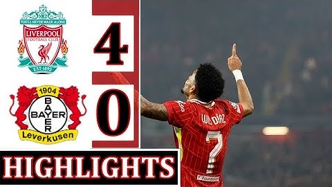 Liverpool vs Bayer 04 Leverkusen (4-0) Extended Highlights | Champions League!