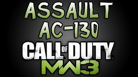Modern Warfare 3 - AC-130 - Assault Strike Package
