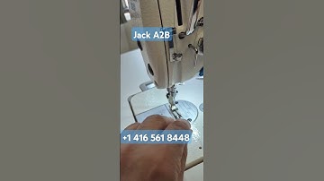 Jack A2B Automatic Cut Industrial Lockstitch Sewing Machine #jacksewingmachine #sewing