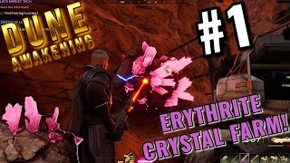 Dune Awakening | #1 Erythrite Crystal Farm! - Craft THOUSANDS Of Cobalt Paste