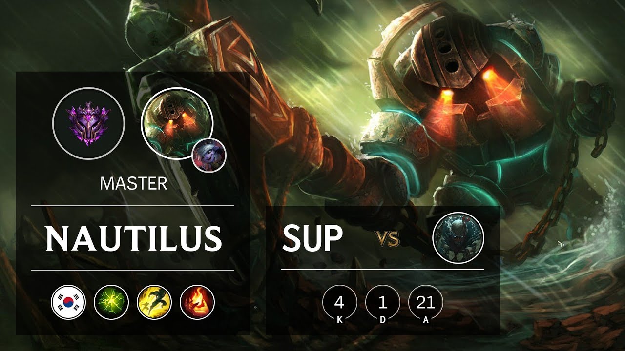 Nautilus Support vs Pyke - KR Master Patch 9.16