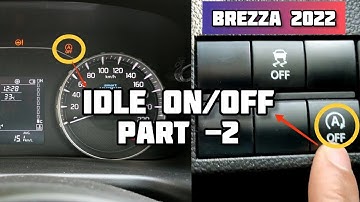 BREZZA 2022 Idle Start/Stop | ऐसा काम करता है Idle On/Off System 👍| Working of Idle on/off | Part -2